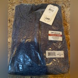 Lee premium fabric 1/2 zipper long sleeve pullover